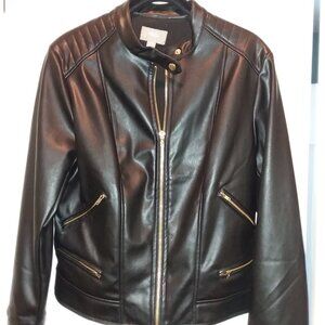 Faux leather moto jacket by Moto
